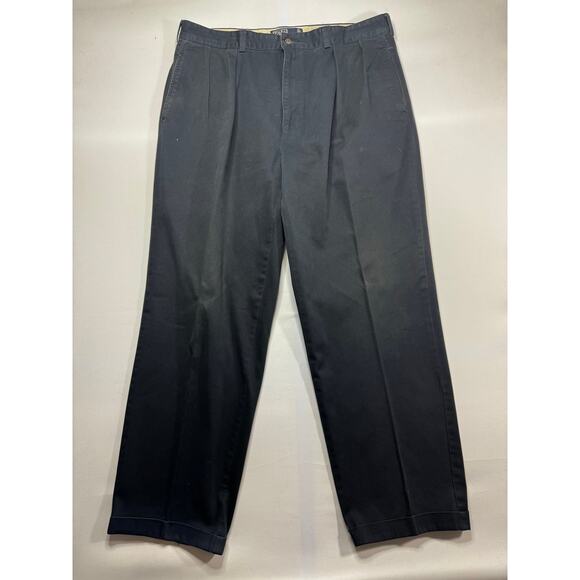 Polo by Ralph Lauren Men's Pleated Navy Andrew Chino Pant - Size 38x31 (37x29.5) - Picture 1 of 5